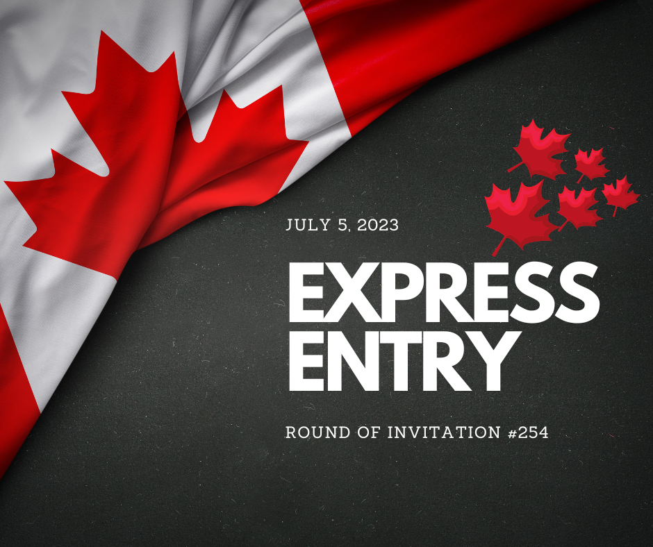 Express Entry #250 – 486 CRS Points – All Program Draw - General  Immigration - Canada